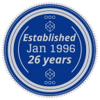 Jan 1996 26 years Established
